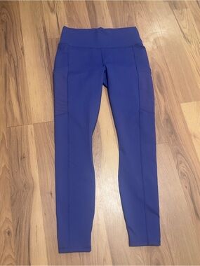 Fabletics PowerHold Leggings in Deep Purple